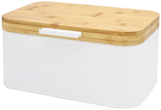 Picture of CHLEBAK STALOWY Z DREWNIAN POKRYW 4260 BIAY