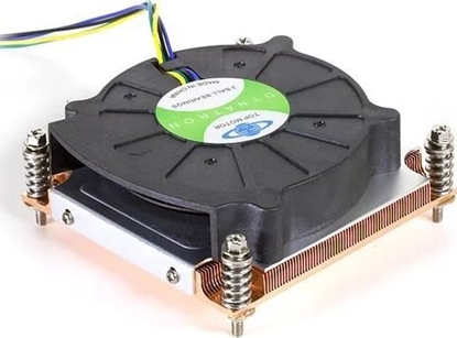 Attēls no Chodzenie CPU Dynatron Dynatron K199 Top-Blower CPU-Kühler 1U für Sockel 1150, 1151, 1155, 1156, 1200 aktiv