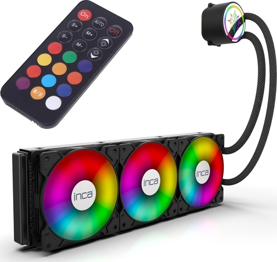 Picture of Chodzenie wodne Inca INCA ISS-03XN CPU LIQUID Kühler 3 x 120 mm PWM-Lüfter