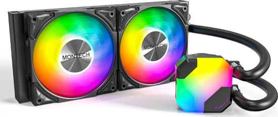 Picture of CPU COOLER MULTI SOCKET BLACK/HYPERFLOW ARGB 240 (B) MONTECH