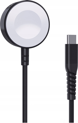 Picture of Choetech adowarka bezprzewodowa Choetech T319 MFI o mocy 5W, do Apple Watch + kabel USB-C - czarna