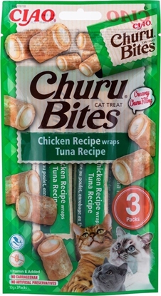 Attēls no Churu Przysmak CHURU Bites Tuczyk&kurczak dla kota 3x10g