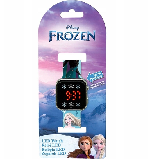 Picture of Cyfrowy Zegarek Led Na Rk Dziecicy Dla Dziecka Kraina Lodu Frozen Elsa / Fzn4918ku / Kraina Lodu