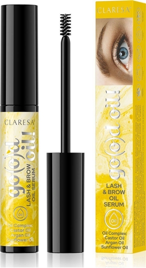 Picture of Claresa CLARESA Serum olejowe do rzs i brwi z olejem rycynowym Go(o)D Oil 8g