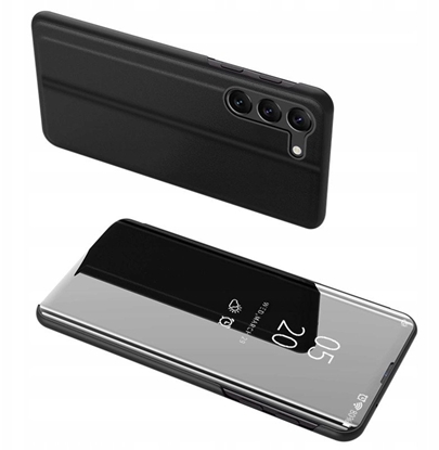 Picture of Clear View Case etui do Samsung Galaxy S23+ pokrowiec z klapk czarne
