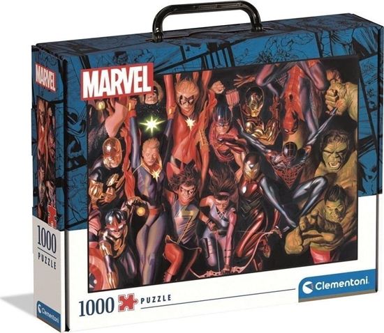 Picture of Clementoni CLE puzzle 1000 Brief Case Marvel 39675