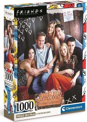 Attēls no Clementoni CLE puzzle 1000 Compact Friends 39711