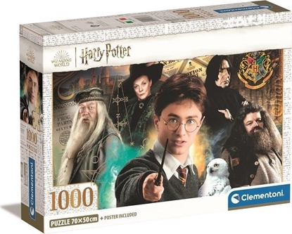 Изображение Clementoni CLE puzzle 1000 Compact Harry Potter 39787