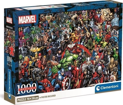 Picture of Clementoni CLE puzzle 1000 Compact Impoissible Puzzle! 39709