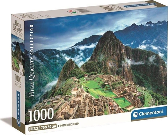 Изображение Clementoni CLE puzzle 1000 Compact Machu Picchu 39770