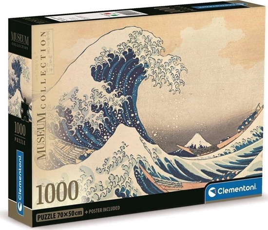 Изображение Clementoni CLE puzzle 1000 Compact Museum Hokusai.. 39707