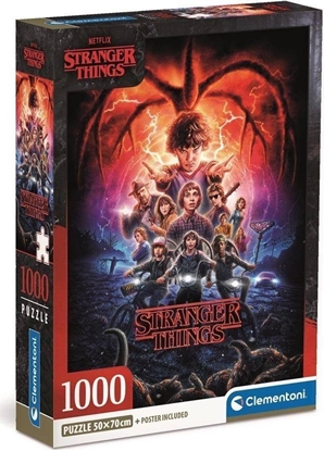 Attēls no Clementoni CLE puzzle 1000 Compact Netflix StrangerThin.39713