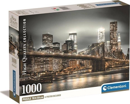 Picture of Clementoni CLE puzzle 1000 Compact NewYork skyline 39704