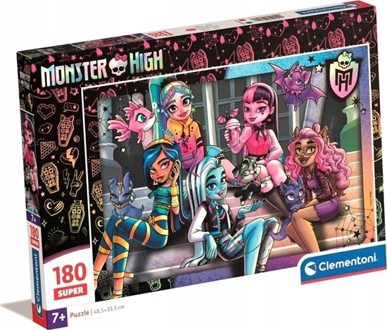 Picture of Clementoni CLE puzzle 180 Super SuperKolor Monster High 29791