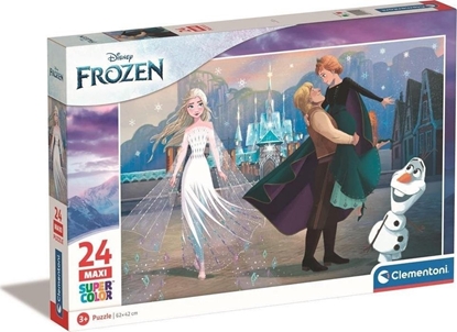 Attēls no Clementoni CLE puzzle 24 maxi SuperKolor Frozen2 24242