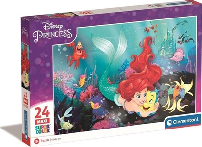 Attēls no Clementoni CLE puzzle 24 maxi SuperKolor Little Mermaid 24243