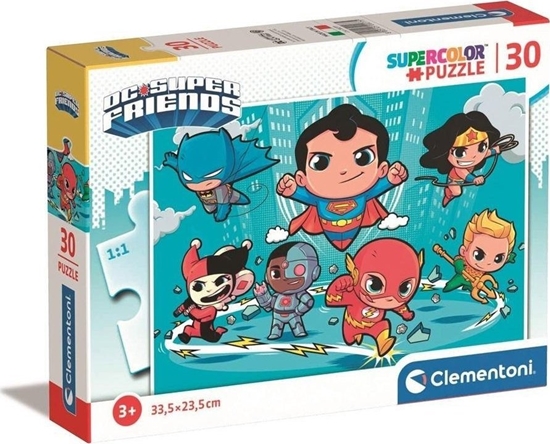 Изображение Clementoni CLE puzzle 30 SuperKolor DC ComicsSuperfr.. 20277