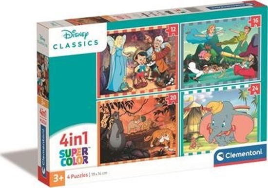 Picture of Clementoni CLE puzzle 4w1 Disney Classic 21523