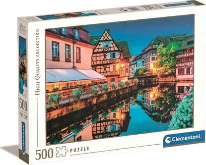 Attēls no Clementoni CLE puzzle 500 HQ Strasbourg old town 35147