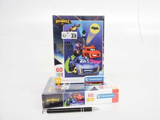 Picture of Clementoni CLE puzzle 60 SuperKolor Batwheels 26593