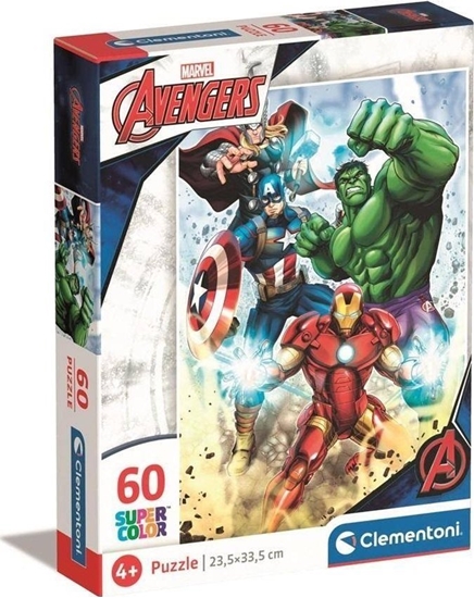 Picture of Clementoni CLE puzzle 60 SuperKolor Marvel Avengers 26193