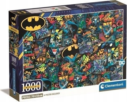 Picture of Clementoni Clementoni Puzzle 1000el Impossible Batman 39906