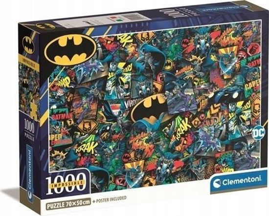 Picture of Clementoni Clementoni Puzzle 1000el Impossible Batman 39906