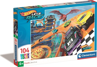 Picture of Clementoni Clementoni Puzzle 104el SuperColor Hot Wheels 25760