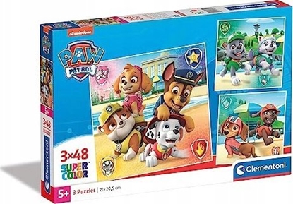 Picture of Clementoni Clementoni Puzzle 3x48el SuperColor square Psi Patrol PAW PATROL 25301