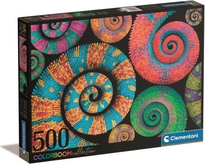Picture of Clementoni Clementoni Puzzle 500el Colorboom Curly Tails Krcone ogony 35519
