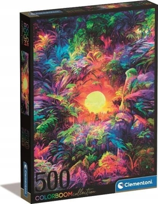 Picture of Clementoni Clementoni Puzzle 500el Colorboom Psychodeliczny wschód soca w dungli 35518