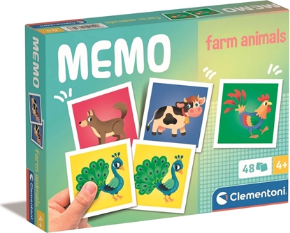 Attēls no Clementoni GRA MEMO FARM ANIMALS 18316 CLM PUD