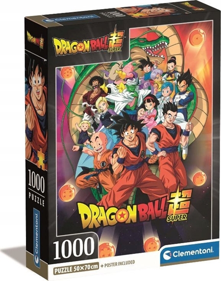 Изображение Clementoni Puzzle 1000 elementów Compact Anime Dragon Ball