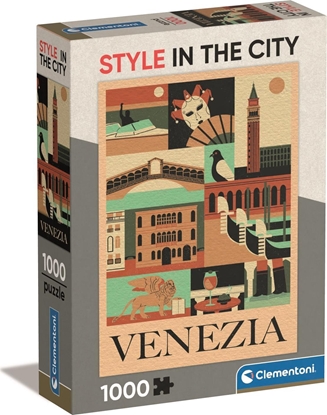 Attēls no Clementoni Puzzle 1000 elementów Compact Venezia