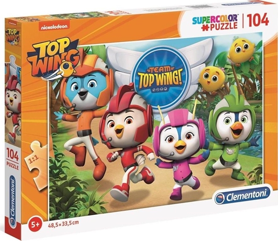 Picture of Clementoni Puzzle 104 elementów Super Kolor Ptasia Akademia