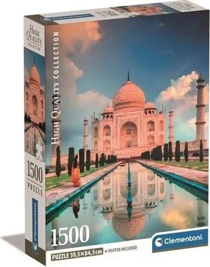 Изображение Clementoni Puzzle 1500 elementów Compact Taj Mahal