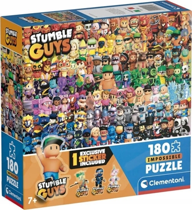 Attēls no Clementoni PUZZLE 180EL CLM 29321 IMPOSSIB STUMBLE GUYS PUD