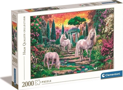 Attēls no Clementoni Puzzle 2000 el. HQ Classical Garden Unicorns