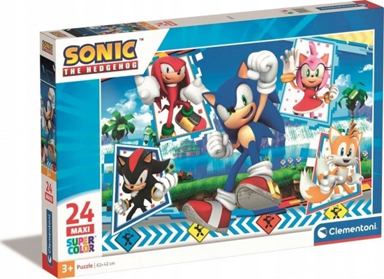 Изображение Clementoni Puzzle 24 elementy Maxi Sonic