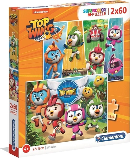 Picture of Clementoni Puzzle 2x60 elementów Super Kolor Ptasia Akademia