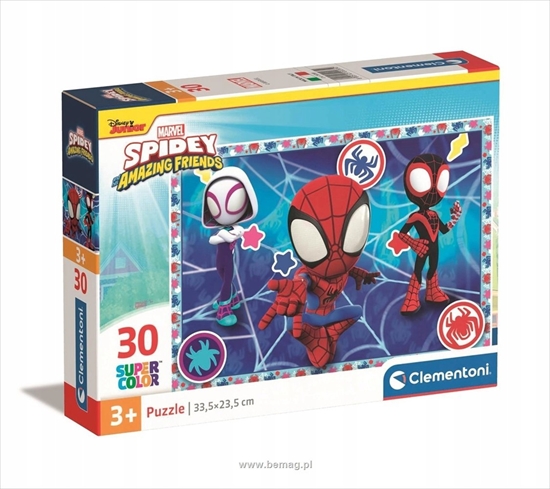 Picture of Clementoni Puzzle 30 elementów Super Kolor Spidey i super-kumple
