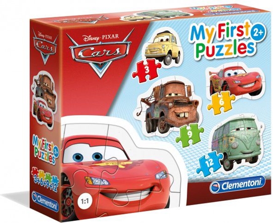 Picture of Clementoni Puzzle 3-6-9-12 Moje Pierwsze Puzzle Cars (20804)