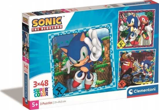 Picture of Clementoni Puzzle 3x48 elementów Sonic