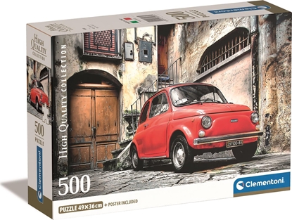 Attēls no Clementoni Puzzle 500 elementów Compact Cinquecento