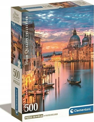 Picture of Clementoni Puzzle 500 elementów Compact Owietlona Wenecja