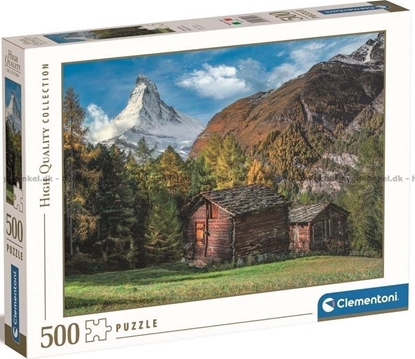 Изображение Clementoni Puzzle 500 elementów High Quality Uroczy Matterhorn
