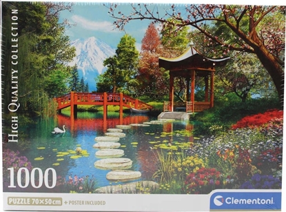 Изображение Clementoni Puzzle Compact Fuji Garden 1000 elementów