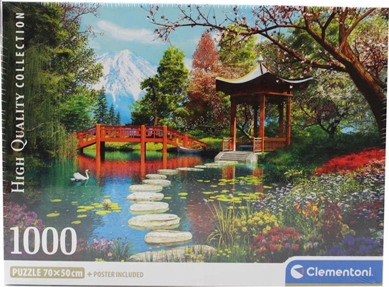 Изображение Clementoni Puzzle Compact Fuji Garden 1000 elementów