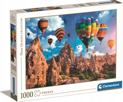 Изображение Clementoni Puzzle HQ Balloons in Cappadocia 1000 elementów