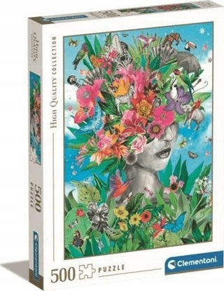 Изображение Clementoni Puzzle HQ Head in the jungle 500 elementów (35526)